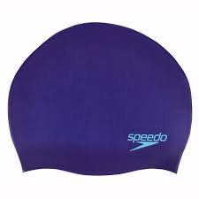 Speedo - Plain Moulded Silicon Cap Junior